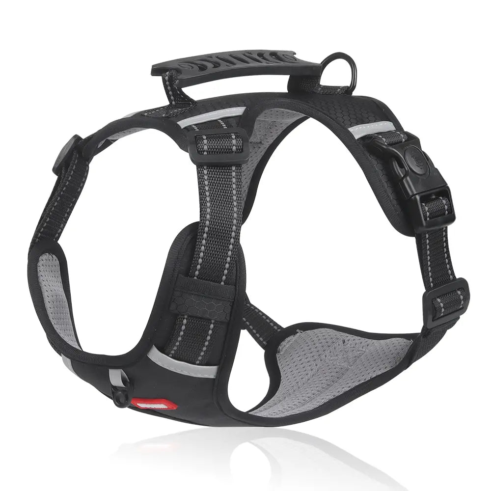 No Pull Dog Vest Harness for Medium Dogs, Comfortable & Durable Oxford Fabric with Control Handle and Reflective Strips, Outdoor Walking Training