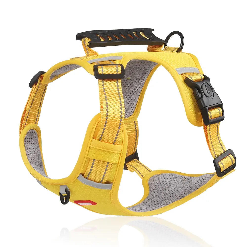 No Pull Dog Vest Harness for Medium Dogs, Comfortable & Durable Oxford Fabric with Control Handle and Reflective Strips, Outdoor Walking Training