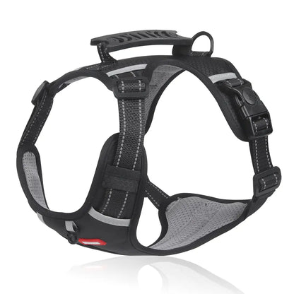 No Pull Dog Vest Harness for Medium Dogs, Comfortable & Durable Oxford Fabric with Control Handle and Reflective Strips, Outdoor Walking Training